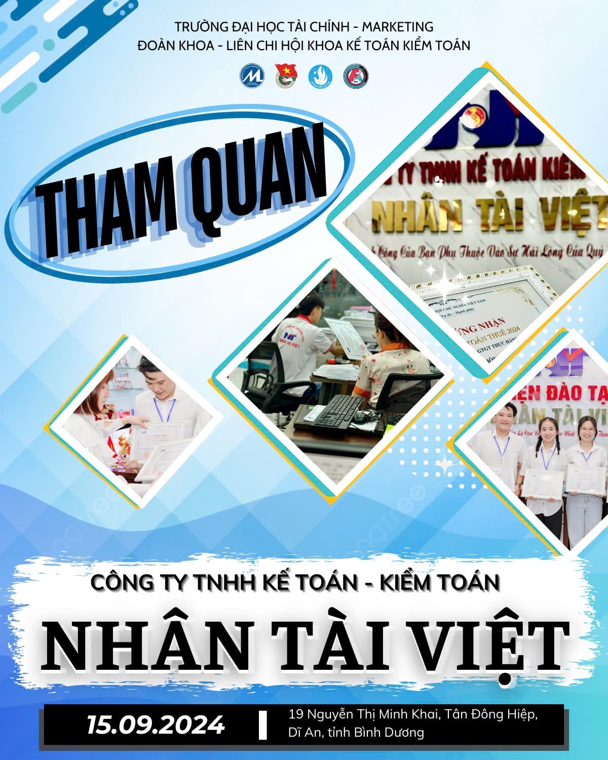 TỔ CHỨC “THAM QUAN CÔNG TY TNHH KẾ TOÁN - KIỂM TOÁN NHÂN TÀI VIỆT”