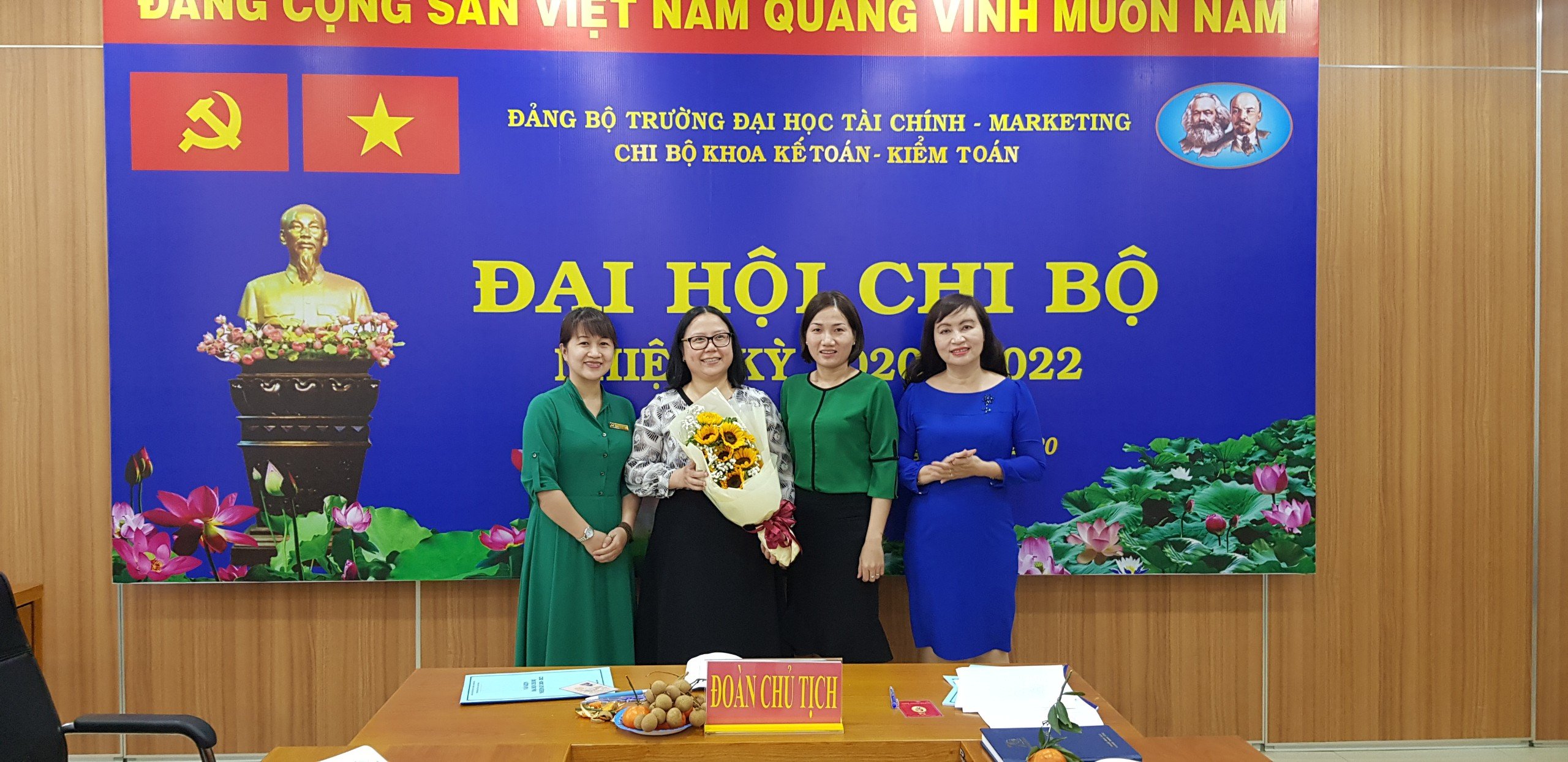 Đại hội chi bộ khoa Kế toán - Kiểm toán nhiệm kỳ 2020 - 2022